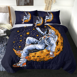 Astronaut On The Moon LKSPMA09 Comforter Set