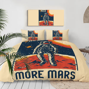 Astronaut On The Mars LKSPMA13 Bedding Set