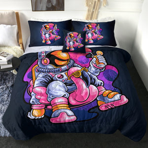 Pinky Astronaut LKSPMA14 Comforter Set