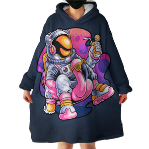 Pinky Astronaut LKSPMA14 Hoodie Wearable Blanket