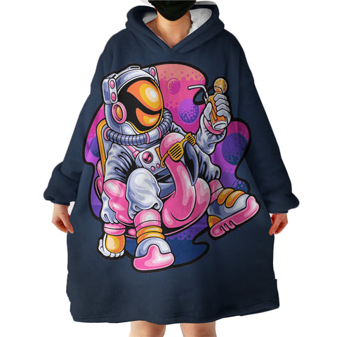 Image of Pinky Astronaut LKSPMA14 Hoodie Wearable Blanket