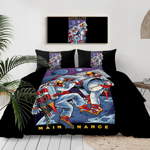 Astronaut and Satellite LKSPMA15 Bedding Set