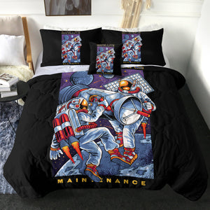 Astronaut and Satellite LKSPMA15 Comforter Set