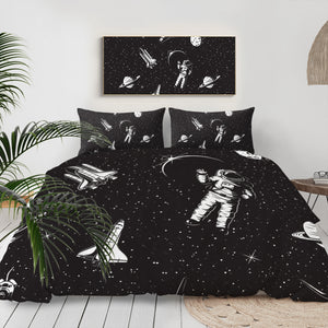 Black Astronaut LKSPMA16 Bedding Set