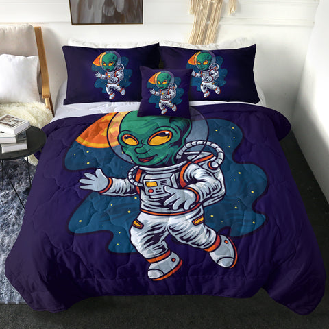 Image of Alien Astronaut LKSPMA17 Comforter Set