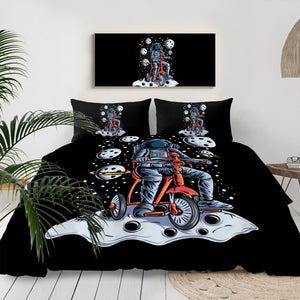 Cycling Astronaut LKSPMA19 Bedding Set