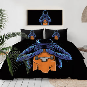 Astronaut With Skateboard LKSPMA22 Bedding Set