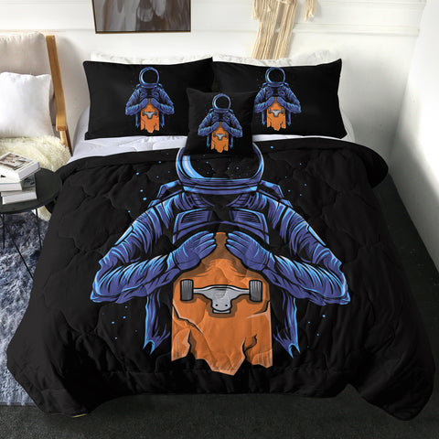 Image of Astronaut With Skateboard LKSPMA22 Comforter Set