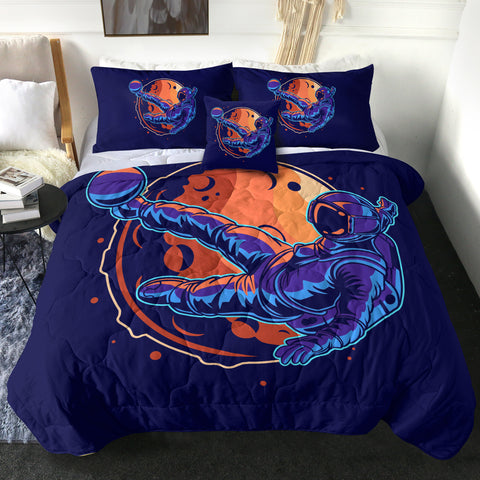 Image of Astronaut Kick The Ball LKSPMA23 Comforter Set