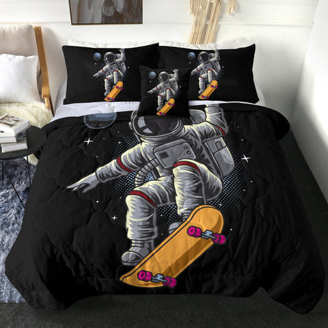 Image of Astronaut With The Skateboard LKSPMA28 Comforter Set