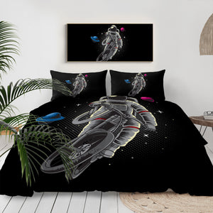 Astronaut Driving Bicycle LKSPMA29 Bedding Set