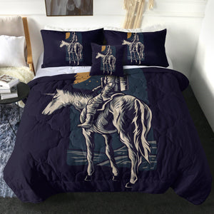 Astronaut Riding Horse LKSPMA30 Comforter Set