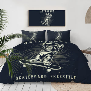 Astronaut Freestyle With Skateboard LKSPMA32 Bedding Set
