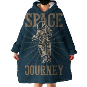 Astronaut Space Journey LKSPMA33 Hoodie Wearable Blanket