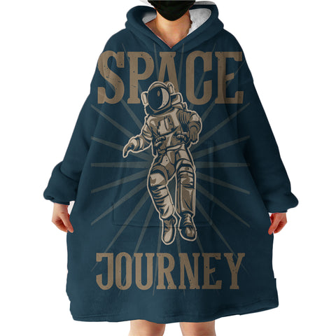 Image of Astronaut Space Journey LKSPMA33 Hoodie Wearable Blanket