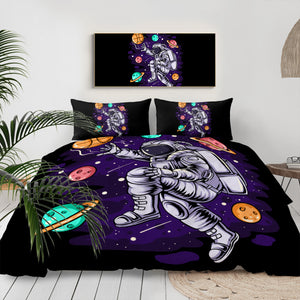 Astronaut Playing Basketball LKSPMA36 Bedding Set
