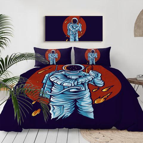 Image of Astronaut With Toy Gun LKSPMA37 Bedding Set