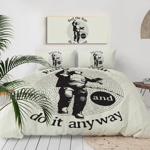 Image of Poster Of Astronaut LKSPMA47 Bedding Set