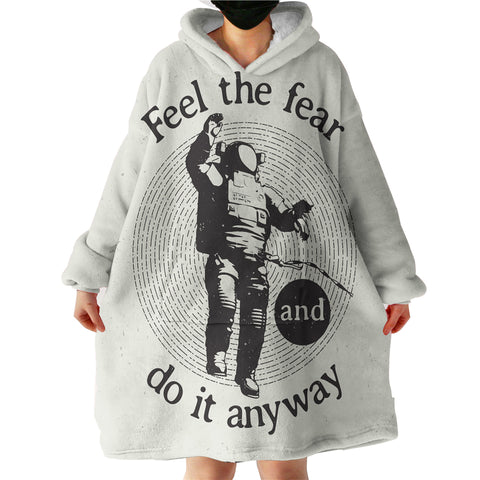 Image of Poster Of Astronaut LKSPMA47 Hoodie Wearable Blanket