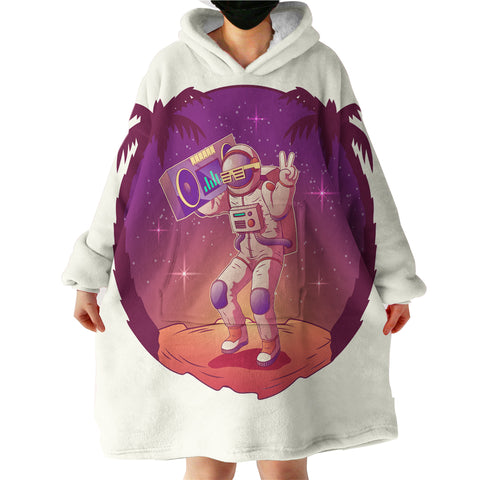 Image of Astronaut Dancing On The Space LKSPMA49 Hoodie Wearable Blanket