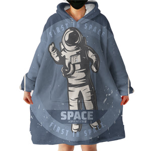 Astronaut Explore Space LKSPMA59 Hoodie Wearable Blanket