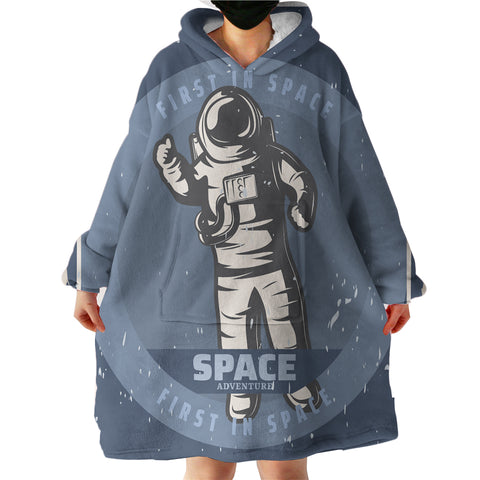 Image of Astronaut Explore Space LKSPMA59 Hoodie Wearable Blanket