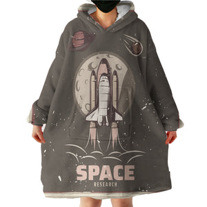 Research Space LKSPMA63 Hoodie Wearable Blanket