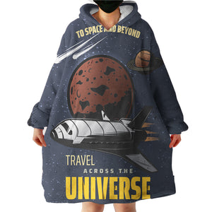 Travel Across The Universe LKSPMA67 Hoodie Wearable Blanket