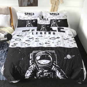 Black & White Astronaut LKSPMA69 Comforter Set