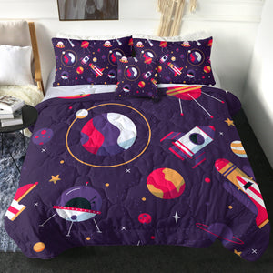 Colorful Objects In The Sky LKSPMA74 Comforter Set