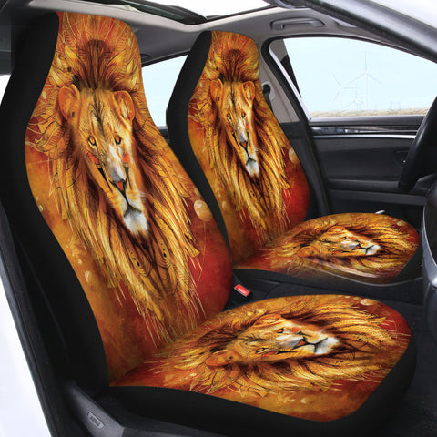 Image of Lion Face SWQT2044 Car Seat Covers