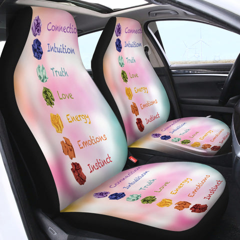 Image of 7 Chakra SWQT0032 Car Seat Covers