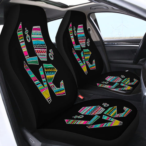 Image of Love SWQT0496 Car Seat Covers