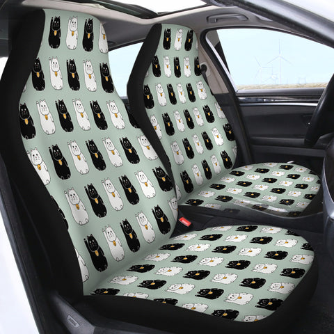 Image of Lucky Cat SWQT2531 Car Seat Covers
