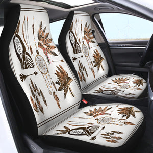 Native Feather Arrow Icons SWQT2063 Car Seat Covers