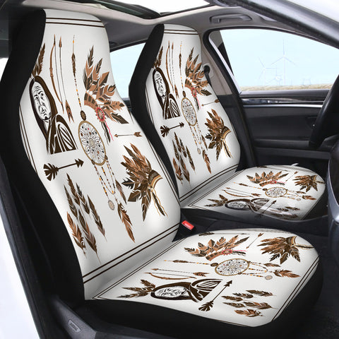 Image of Native Feather Arrow Icons SWQT2063 Car Seat Covers
