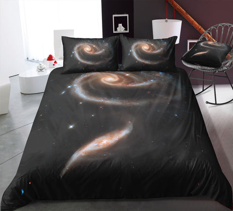 Image of Magical Black Universe Bedding Set - Beddingify