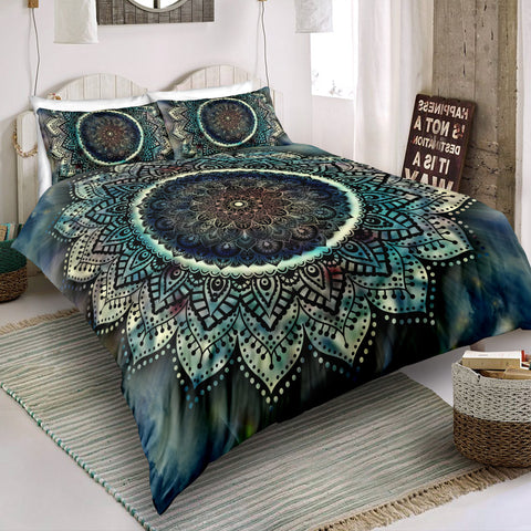 Image of Magical Mandala Pattern Bedding Set - Beddingify