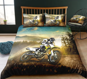 Motocross Bedding Set For Kids - Beddingify