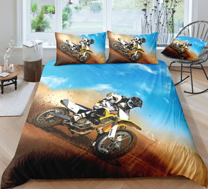 Motocross Themed Bedding Set - Beddingify