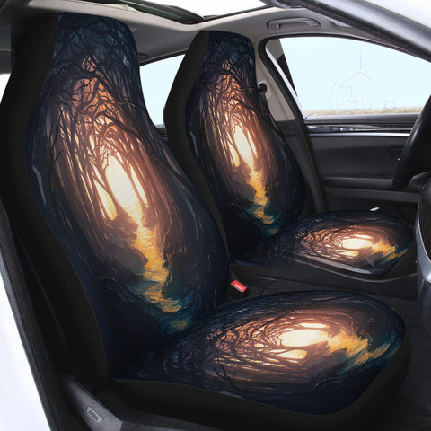 Image of Night Forest SWQT0097 Car Seat Covers
