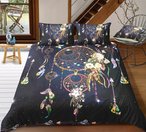 Night Sky Dreamcatcher Bedding Set - Beddingify