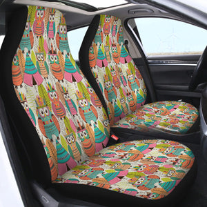 Owl Face SWQT2070 Car Seat Covers