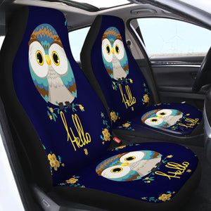 Owl Hello SWQT2341 Car Seat Covers