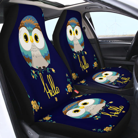 Image of Owl Hello SWQT2341 Car Seat Covers