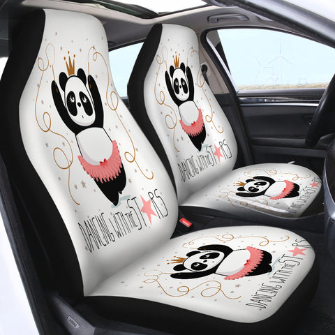 Image of Panda Dance With The Stars SWQT0056 Car Seat Covers