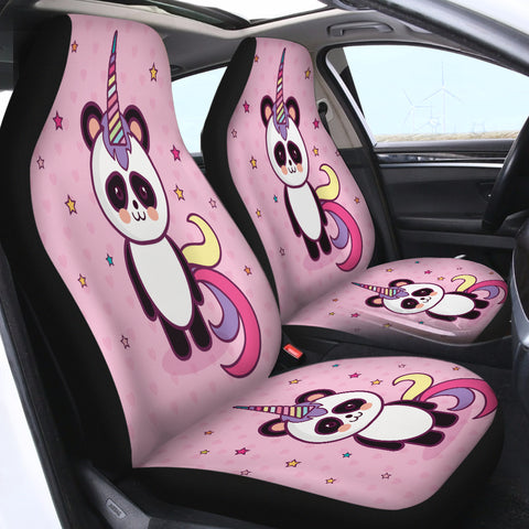 Image of Panda Unicorn SWQT0040 Car Seat Covers