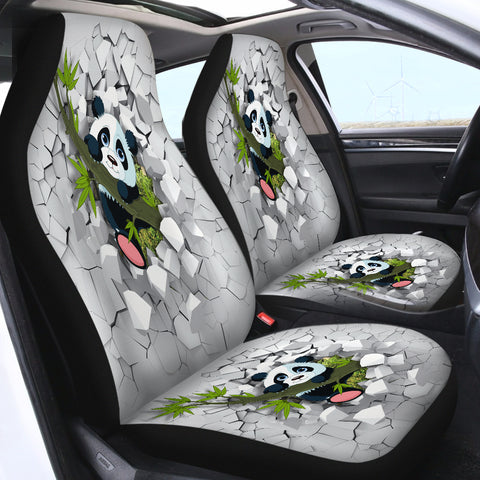 Image of Panda in the Tree SWQT0070 Car Seat Covers