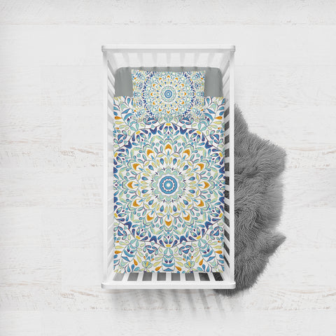 Image of Mandala SWCC1118 Crib Bedding, Crib Fitted Sheet, Crib Blanket