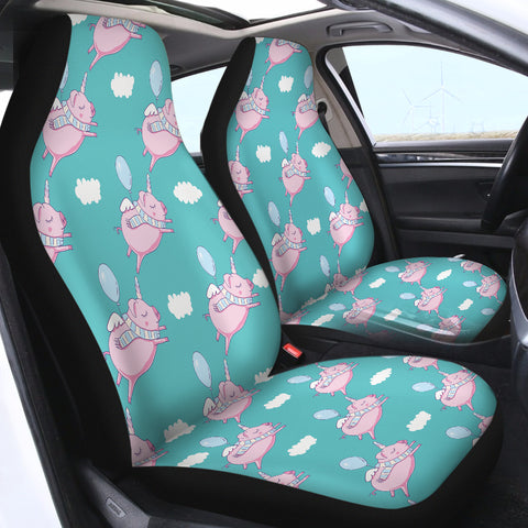 Image of Pig Fly SWQT0065 Car Seat Covers